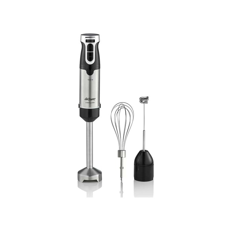 خلاط يدوي أرزوم Chefblend AR1160 ‏1000 واط مع خفاقة وملحق رغوة الحليب
