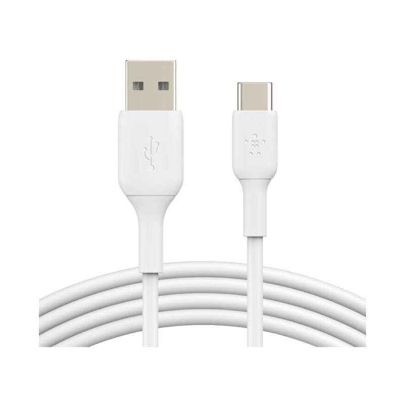 كابل بلكين BoostCharge CAB001BT1MWH USB-A إلى USB-C بطول 1 متر أبيض