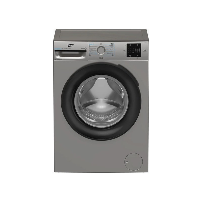 غسالة بيكو BM1WFU37200BS سعة 7 كغم 1200 دورة انفيرتر SteamCure