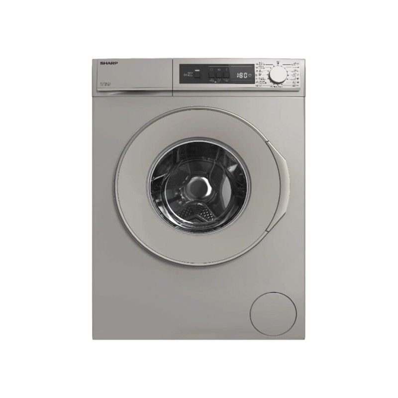 غسالة شارب ES-FE710DZL-S سعة 7 كغم 1000 دورة 15 برنامج سلفر