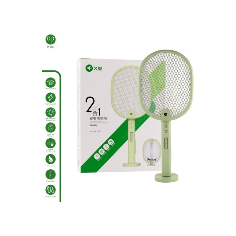 مضرب ناموس DP-1224 قابل للشحن 2 في 1 بطارية 2000mAh