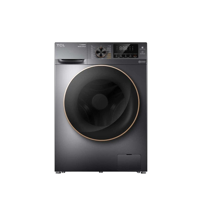 غسالة مع نشافة TCL C2110WDG غسيل 10 كغم تنشيف 6 كغم 1200 دورة DD Inverter