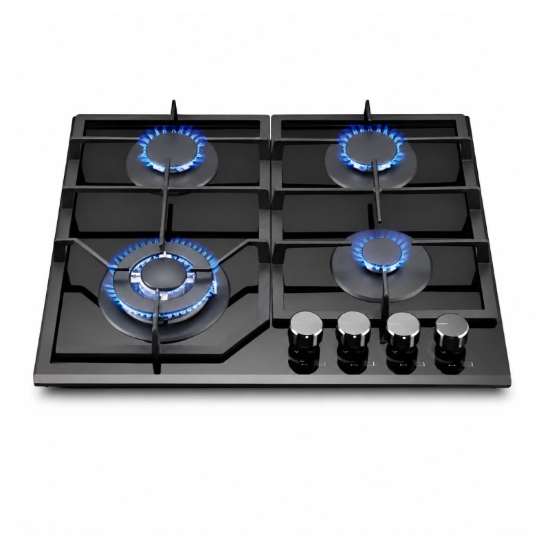 طباخ غاز بلت إن بلوماتيك BLH604GBK مقاس 60 سم 4 شعلات أسود