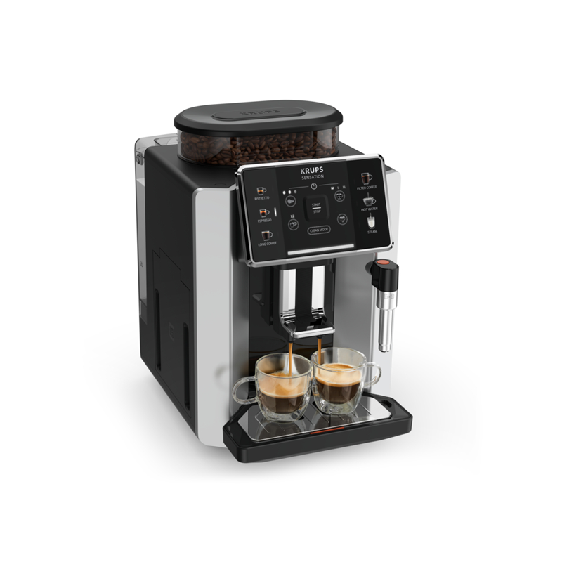ماكينة قهوة أوتوماتيك كروبس Sensation C90 EA910E10 ضغط 15 بار قوة 1450 واط
