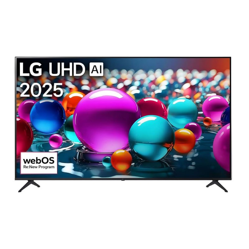 شاشة إل جي 65UA85006LA مقاس 65 إنش Smart 4K UHD webOS 25 بمعالج α7 AI Gen8