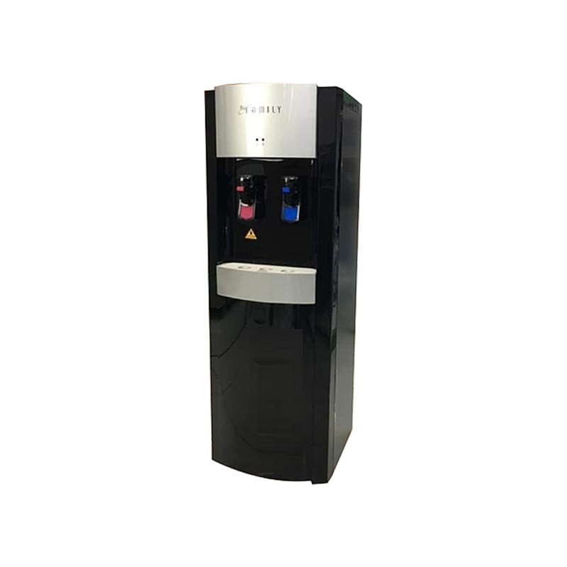 كولر ماء فاميلي WFD-1700B ستاند حامي وبارد تبريد كمبروسر أسود