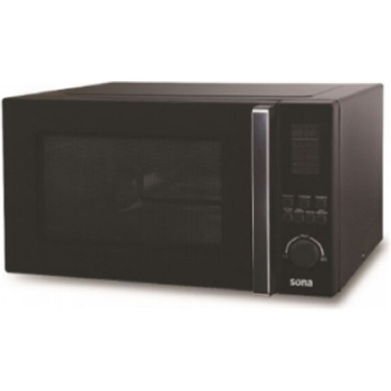 مايكرويف سونا EM45LBGH-JO سعة 45 لتر قوة 1100 واط مع جريل 1400 واط أسود
