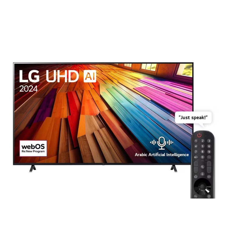 شاشة إل جي 86 إنش 4K UHD سمارت 86UT80006LB