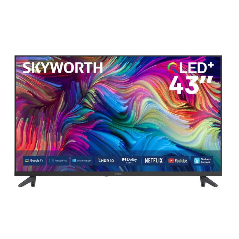شاشة سكاي وورث 43Q5600H مقاس 43 إنش QLED Smart Google TV بدقة 2K