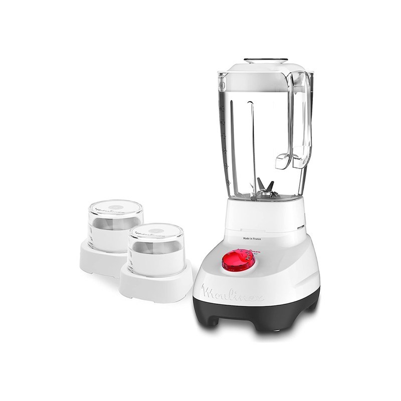 خلاط مولينكس Super Blender LM207125 ‏700 واط سعة 2 لتر مع مطحنة ومبشرة