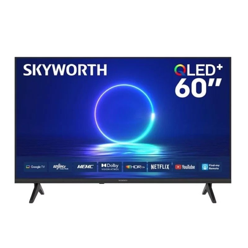 شاشة سكاي وورث 60Q6800H مقاس 60 إنش QLED Smart 4K Google TV
